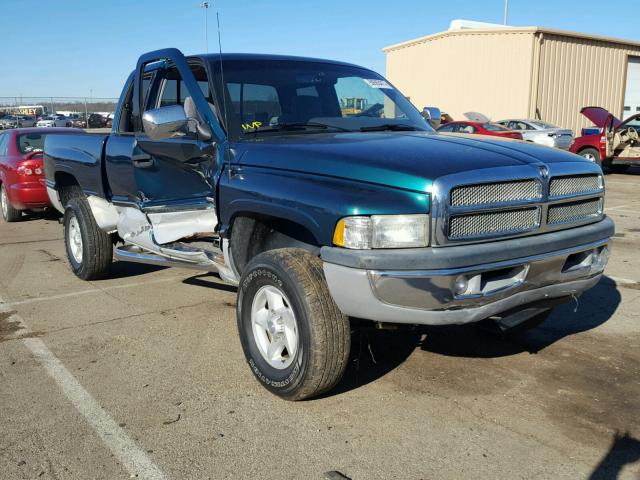 3B7HF13ZXVG728610 - 1997 DODGE RAM 1500 GREEN photo 1