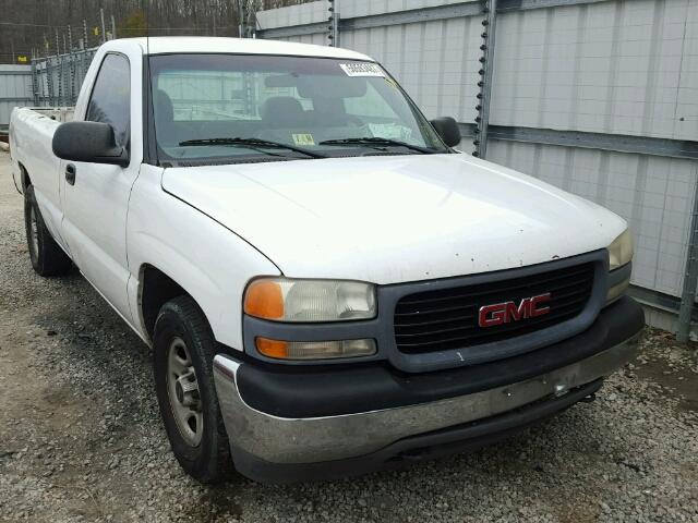 1GTEC14WX1Z183521 - 2001 GMC NEW SIERRA WHITE photo 1