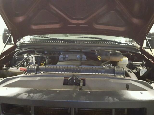 1FTSW21546ED27994 - 2006 FORD F250 SUPER MAROON photo 7