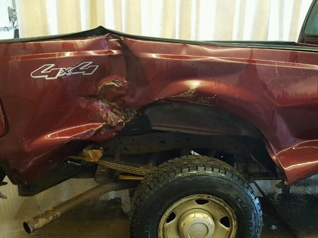 1FTSW21546ED27994 - 2006 FORD F250 SUPER MAROON photo 9