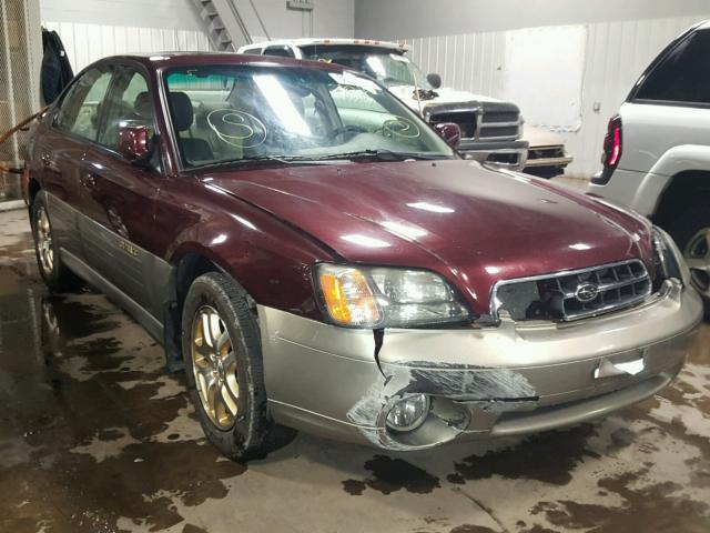 4S3BE686417216321 - 2001 SUBARU LEGACY OUT BURGUNDY photo 1