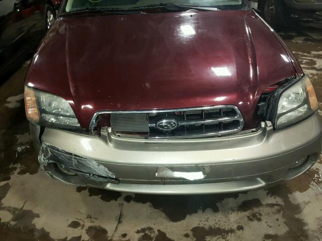 4S3BE686417216321 - 2001 SUBARU LEGACY OUT BURGUNDY photo 9