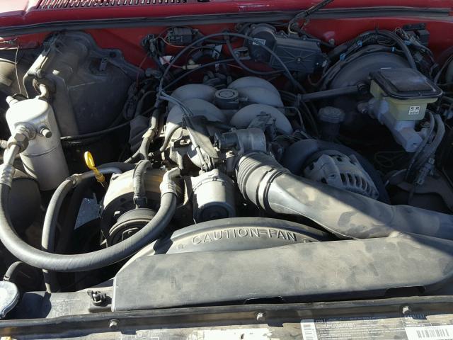 1GKCS13W6R0522551 - 1994 GMC S15 JIMMY RED photo 7