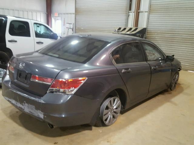 1HGCP2F87CA138846 - 2012 HONDA ACCORD EXL GRAY photo 4