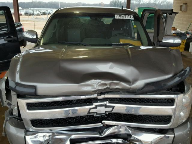 1GCEC19C99Z183150 - 2009 CHEVROLET SILVERADO GRAY photo 7