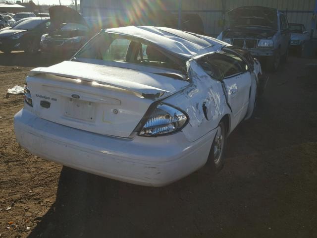 1FAFP53UX7A122649 - 2007 FORD TAURUS SE WHITE photo 4