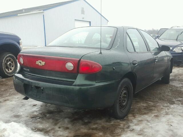 1G1JC52F447135532 - 2004 CHEVROLET CAVALIER GREEN photo 4