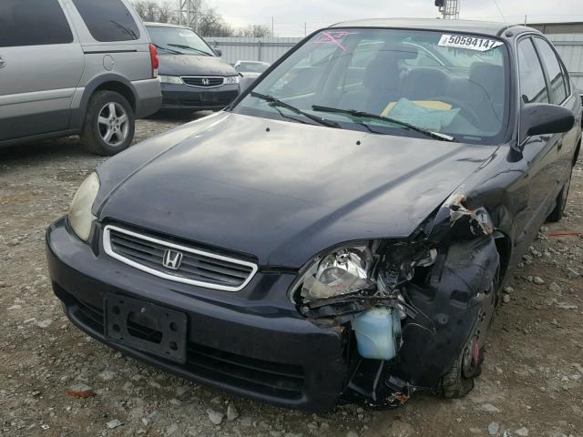 2HGEJ6677VH581902 - 1997 HONDA CIVIC LX BLACK photo 9