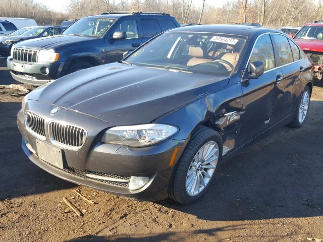 WBAFU7C50BC439860 - 2011 BMW 535 XI გრაფიტი ფოტო 2