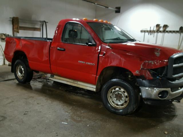 3D7KU26623G719924 - 2003 DODGE RAM 2500 S RED photo 9