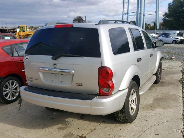 1D4HB58D25F518488 - 2005 DODGE DURANGO LI SILVER photo 4