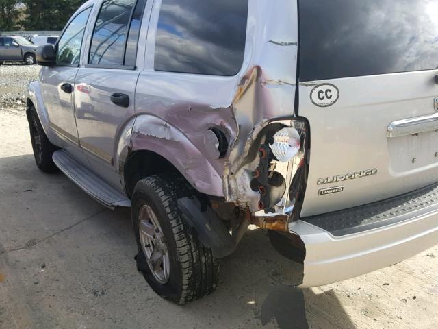 1D4HB58D25F518488 - 2005 DODGE DURANGO LI SILVER photo 9