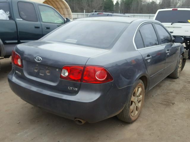 KNAGE124565027399 - 2006 KIA OPTIMA LX BLUE photo 4