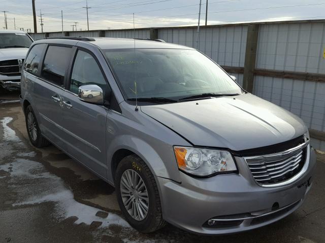 2C4RC1CG0ER346804 - 2014 CHRYSLER TOWN & COU GRAY photo 1