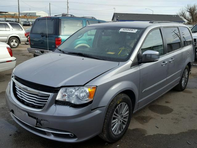 2C4RC1CG0ER346804 - 2014 CHRYSLER TOWN & COU GRAY photo 2