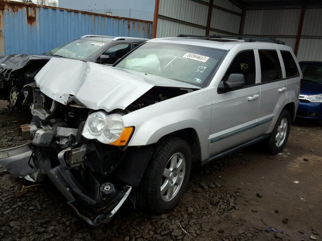 1J8GR48K48C204790 - 2008 JEEP GRAND CHER SILVER photo 2