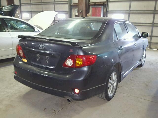 1NXBU4EE8AZ227872 - 2010 TOYOTA COROLLA BA GRAY photo 4