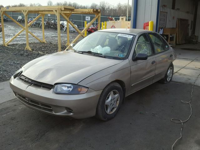 1G1JF52FX57157088 - 2005 CHEVROLET CAVALIER L GOLD photo 2