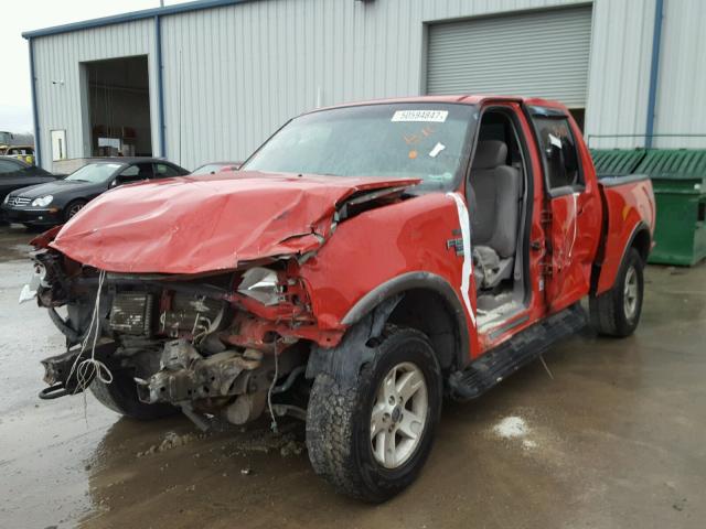 1FTRW08LX2KD06053 - 2002 FORD F150 SUPER RED photo 2