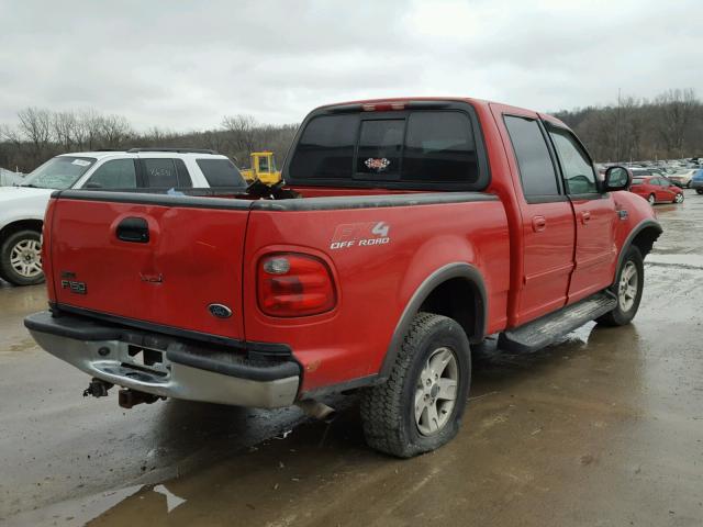 1FTRW08LX2KD06053 - 2002 FORD F150 SUPER RED photo 4