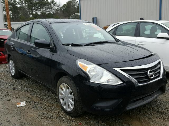 3N1CN7AP2GL875423 - 2016 NISSAN VERSA S BLACK photo 1