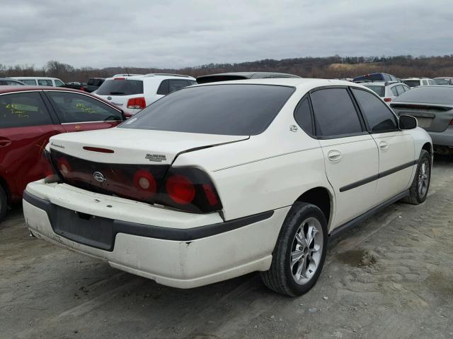 2G1WF52E159321730 - 2005 CHEVROLET IMPALA WHITE photo 4