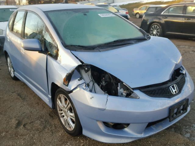 JHMGE8H4XAC013892 - 2010 HONDA FIT SPORT BLUE photo 1