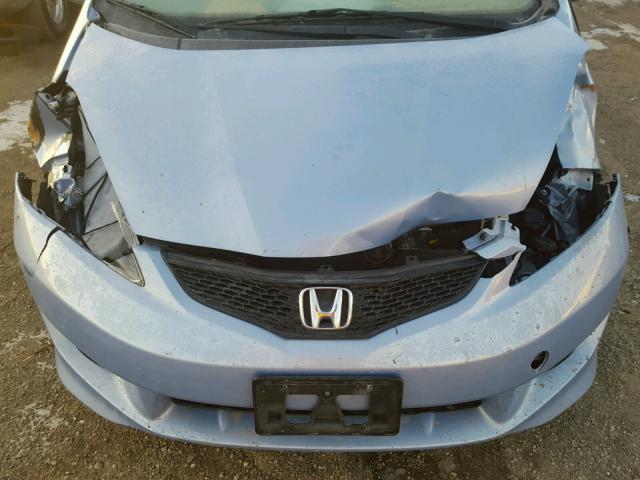 JHMGE8H4XAC013892 - 2010 HONDA FIT SPORT BLUE photo 9