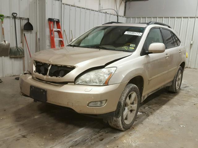 2T2HK31U77C005224 - 2007 LEXUS RX 350 BEIGE photo 2