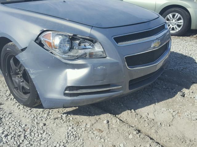 1G1ZH57B694268344 - 2009 CHEVROLET MALIBU 1LT BLUE photo 9