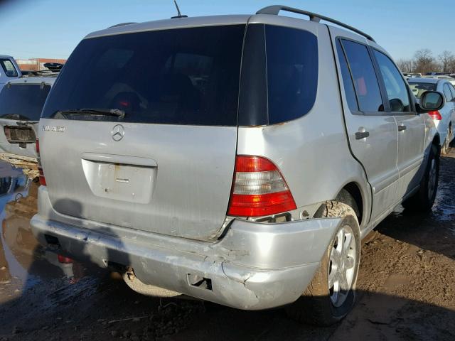 4JGAB72E5YA164930 - 2000 MERCEDES-BENZ ML 430 SILVER photo 4