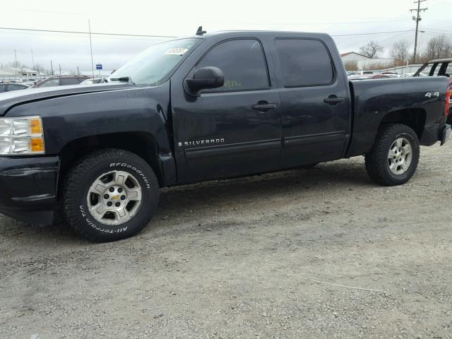 2GCEK23M591111302 - 2009 CHEVROLET SILVERADO BLACK photo 9