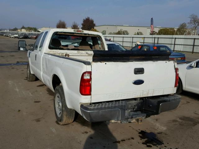 1FTWX30508EE52063 - 2008 FORD F350 SRW S WHITE photo 3