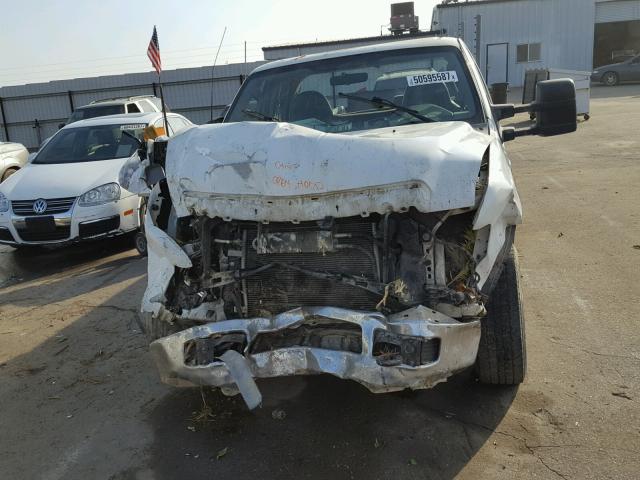 1FTWX30508EE52063 - 2008 FORD F350 SRW S WHITE photo 9