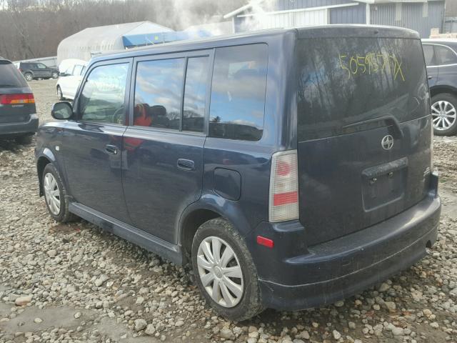 JTLKT334X54025542 - 2005 TOYOTA SCION XB BLUE photo 3