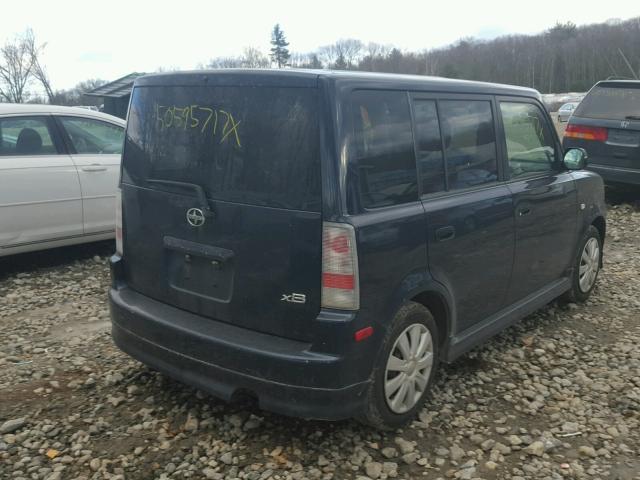 JTLKT334X54025542 - 2005 TOYOTA SCION XB 蓝色 照片 4