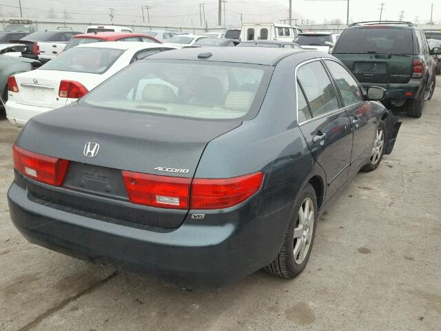 1HGCM66505A051010 - 2005 HONDA ACCORD EX GREEN photo 4