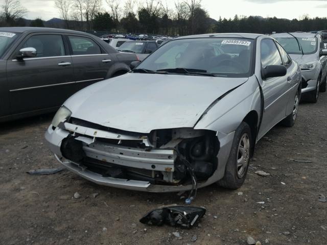 1G1JC12F947141674 - 2004 CHEVROLET CAVALIER SILVER photo 2