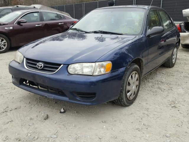 2T1BR12E92C558077 - 2002 TOYOTA COROLLA CE BLUE photo 2