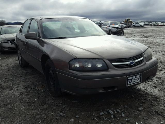 2G1WF52E429366902 - 2002 CHEVROLET IMPALA BROWN photo 1