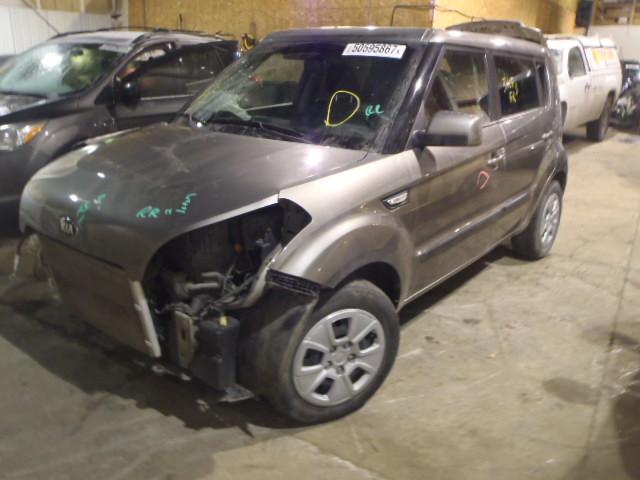 KNDJT2A52D7581158 - 2013 KIA SOUL GRAY photo 2