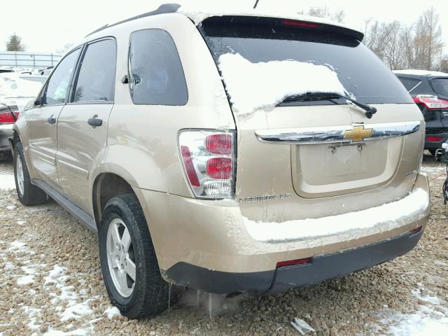 2CNDL23F976041311 - 2007 CHEVROLET EQUINOX LS GOLD photo 3