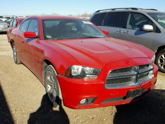 2B3CL3CG4BH516621 - 2011 DODGE CHARGER RED photo 1