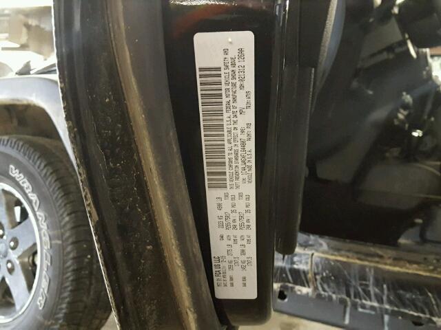 1C4AJWAGXFL644807 - 2015 JEEP WRANGLER S BLACK photo 10