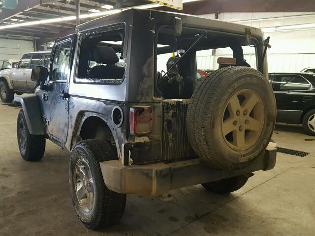 1C4AJWAGXFL644807 - 2015 JEEP WRANGLER S BLACK photo 3