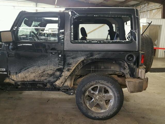 1C4AJWAGXFL644807 - 2015 JEEP WRANGLER S BLACK photo 9