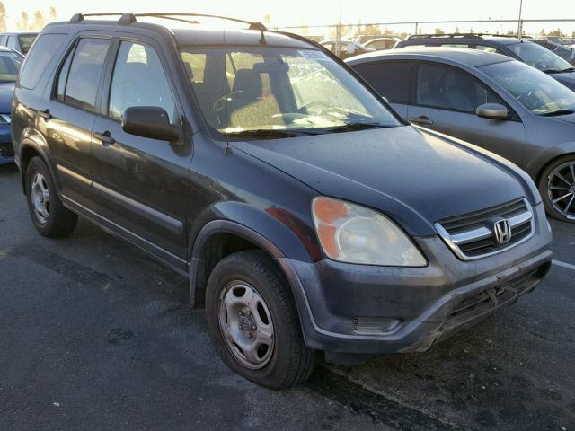 JHLRD68442C019306 - 2002 HONDA CR-V LX BLACK photo 1