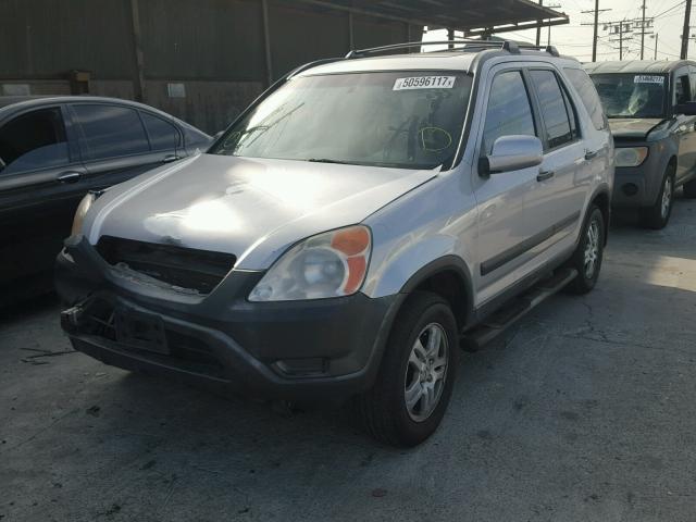 JHLRD78822C020141 - 2002 HONDA CR-V EX SILVER photo 2