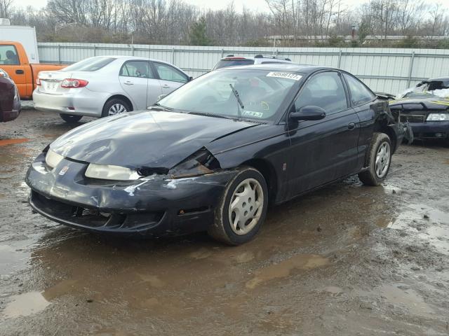 1G8ZH1276XZ117291 - 1999 SATURN SC2 BLACK photo 2