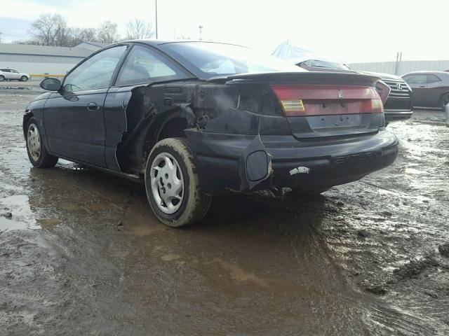1G8ZH1276XZ117291 - 1999 SATURN SC2 BLACK photo 3